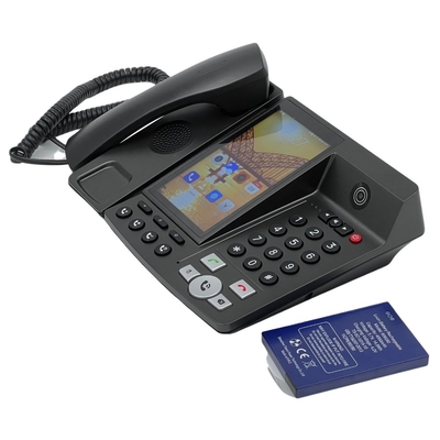 4g LTE Band Keypad Number Smart Desk Phone With Li Ion Battery 4000mAh