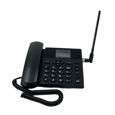 4G High Definition Voice LTE Desk Phone MP3 FM Radio SMS With Dual Sim Card