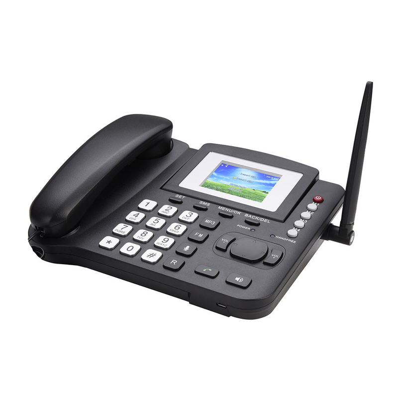 FM Radio Home Office Wireless Phone MP3 SMS