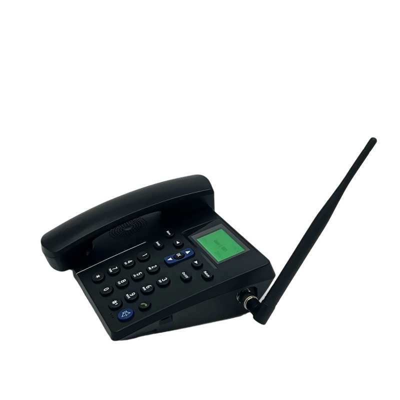 Black SIM Card Wireless Phone 5V 1A , 2G FWP GSM SIM Based Phone
