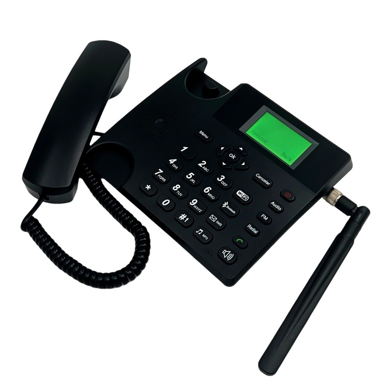 Volte Call 4G Fixed Wireless Phone , 4G Landline Phone With 4G SIM Card Slot