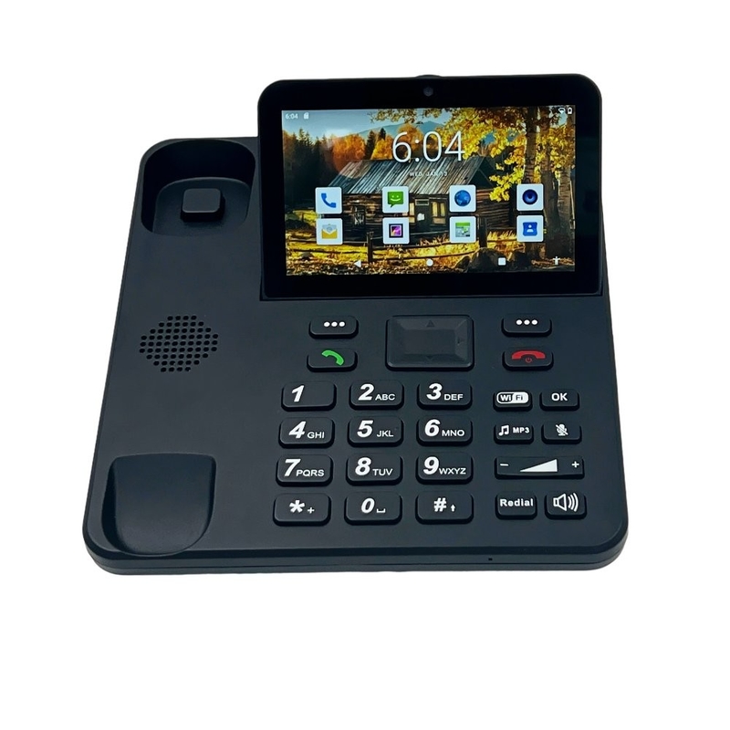 5V 1.5A Android 4G Volte Fixed Wireless Landline Phone Touch Screen Video Call